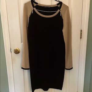 Black and Tan Dress
